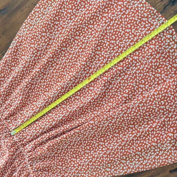 Collective Concepts Burnt Orange Flowy Dress Size S - Picture 13 of 15